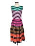 Donna Ricco 100% Polyester Stripes Pink Casual Dress Size 4 - photo 2
