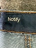 Notify Blue Denim Shorts Size 26 waist - photo 3