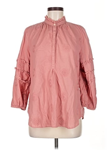 Isabella Sinclair 3/4 Sleeve Button-Down Shirt (view 1)