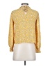 Zara Yellow Long Sleeve Blouse Size XS - photo 2