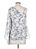 Foreign Exchange Silver 3/4 Sleeve Blouse Size S - photo 2