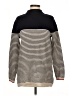 Tabitha Webb Stripes Black Wool Pullover Sweater Size L - photo 1