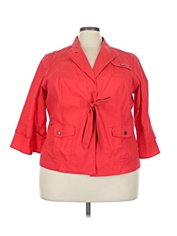 G.I.L.I. 3/4 Sleeve Button-Down Shirt (view 1)