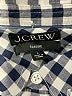J.Crew Checkered-gingham Blue Long Sleeve Button-Down Shirt Size 2 - photo 7
