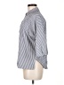 MICHAEL Michael Kors Stripes Blue 3/4 Sleeve Button-Down Shirt Size M - photo 5