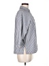 MICHAEL Michael Kors Stripes Blue 3/4 Sleeve Button-Down Shirt Size M - photo 4