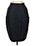 Assorted Brands 100% Linen Solid Black Formal Skirt Size 4 - photo 1