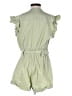 Day + Moon 100% Cotton Solid Green Romper Size M - photo 2