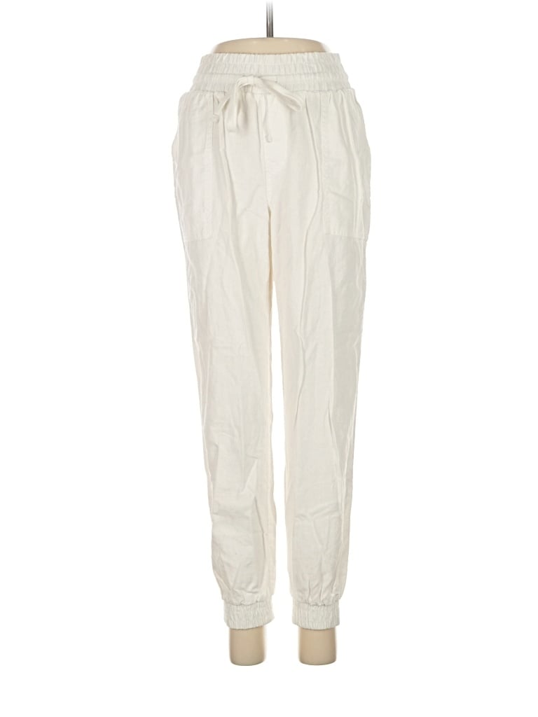 Pre-owned A New Day Linen Pants In Ivory