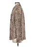 Premise Studio 100% Polyester Animal Print Ivory Long Sleeve Blouse Size M - photo 5
