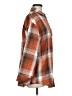Unbranded 100% Polyester Plaid Orange Long Sleeve Blouse Size M - photo 4