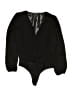 Aqua 100% Polyester Black Bodysuit Size S - photo 1