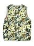 Free Assembly 100% Polyester Floral Green Vest Size 6 - 6X - photo 1