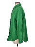 Echo 100% Cotton Solid Green Long Sleeve Button-Down Shirt Size XS - photo 5