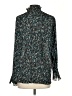 Zara Teal Long Sleeve Blouse Size S - photo 2
