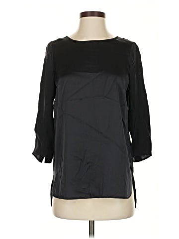 Vince. 3/4 Sleeve Silk Top (view 1)