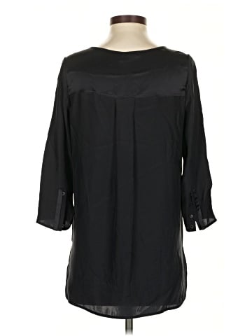 Vince. 3/4 Sleeve Silk Top (view 2)