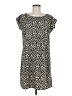 Indulge 100% Polyester Chevron-herringbone Gray Casual Dress Size M - photo 1