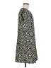 Indulge 100% Polyester Chevron-herringbone Gray Casual Dress Size M - photo 4