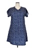 Unbranded 100% Polyester Polka Dots Blue Casual Dress Size XXL - photo 1