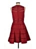 Keepsake 100% Polyester Burgundy Cocktail Dress Size L - photo 2