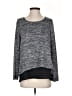 Larry Levine Gray Long Sleeve Top Size S - photo 1