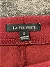 La Fee Verte Solid Burgundy Casual Pants Size S - photo 7