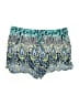 Bebop 100% Rayon Paisley Blue Shorts Size L - photo 1