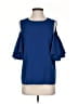 Blaque Label 100% Polyester Blue 3/4 Sleeve Blouse Size S - photo 1