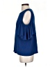 Blaque Label 100% Polyester Blue 3/4 Sleeve Blouse Size S - photo 5