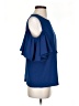 Blaque Label 100% Polyester Blue 3/4 Sleeve Blouse Size S - photo 4