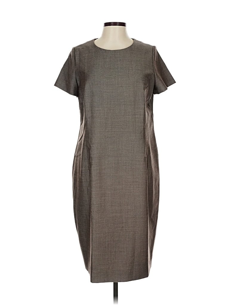 Pre-owned Assorted Brands Casual Dress In Gray