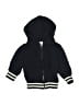 Petit Bateau Black Zip Up Hoodie 3-6 MO / 6 MO - photo 1