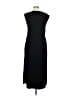 Unbranded Solid Black Casual Dress Size M - photo 2