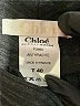 Chloé 100% Wool Chevron-herringbone Black Gray Wool Pants Size EU (FR) 40 / US 8 - photo 12
