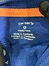 Carter's 100% Cotton Print Blue Short Sleeve Onesie 6-9 MO / 9 MO - photo 3