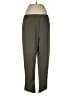 Anthropologie 100% Polyester Solid Green Active Pants Size L - photo 1