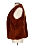 Stella & Dot 100% Polyester Brown Faux Fur Vest Size L (estimated) - photo 5