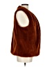 Stella & Dot 100% Polyester Brown Faux Fur Vest Size L (estimated) - photo 4