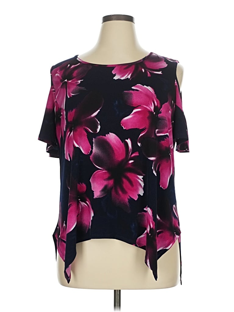 Pre-owned Juniper + Lime Sleeveless Blouse In Purple