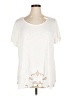 Adiva Ivory Short Sleeve Top Size 1X - photo 1