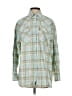 Levi's 100% Cotton Plaid Green Long Sleeve Button-Down Shirt Size XS - photo 1