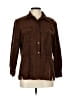 Cathy 100% Polyester Brown 3/4 Sleeve Blouse Size 10 - photo 1