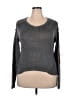 RD Style Metallic Gray Pullover Sweater Size XXL - photo 1
