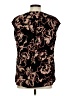 Pippa 100% Viscose Black Short Sleeve Blouse Size 8 - photo 2