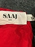 SAAJ 100% Polyester Paisley Red Casual Dress Size XL (T4) - photo 7