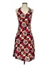 Assorted Brands Print Red Cocktail Dress Size S - photo 1