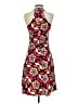 Assorted Brands Print Red Cocktail Dress Size S - photo 2