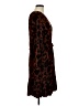 Next 100% Viscose Animal Print Brown Casual Dress Size 8 - photo 4
