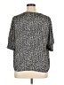 Maison d' Amelie 100% Polyester Black Short Sleeve Blouse Size XL - photo 2